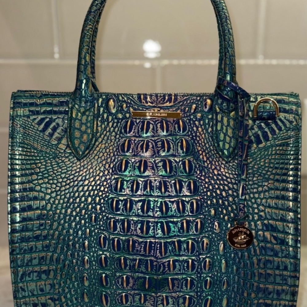 Brahmin Caroline Dragon Melbourne Satchel BRAND NEW! RARE! Hard to Find! - Picture 5 of 12